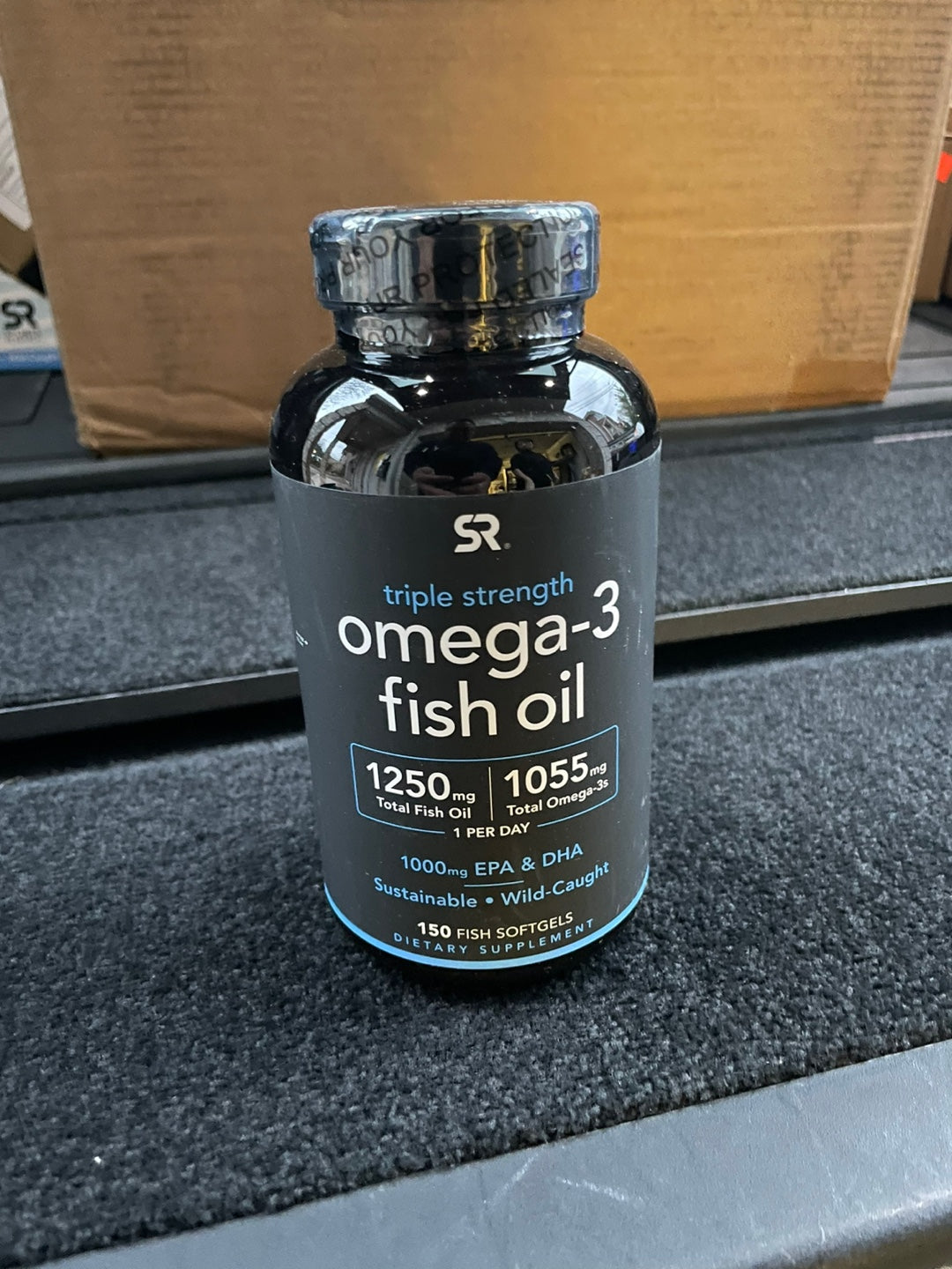 (st0034)Sports Research, Omega-3 Fish Oil, Triple Strength, 150 Softgels