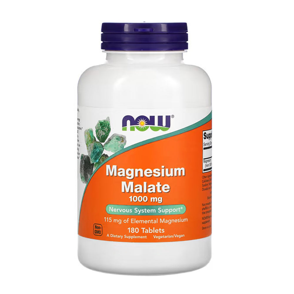 (st0016) NOWFOODS MAGNESIUM MALATE 1000MG 180 Mms00796