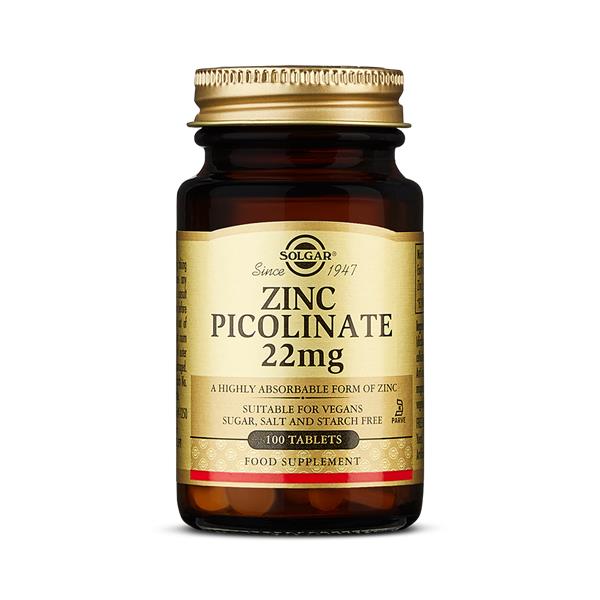 (st0022) Solgar Zinc Picolinate 100 Tablets Mms00358