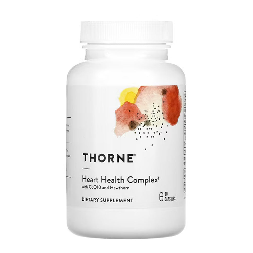(st0025) Thorne Research Heart Health Complex with CoQ10 and Hawthorn 90 Capsules Mms01090