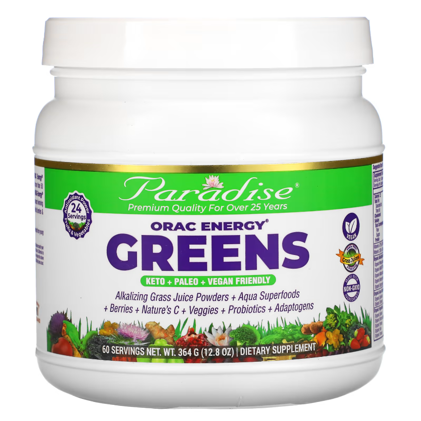 (st0032) Paradise Herbs ORAC Energy Greens 12.8 oz (364 g) Mms00321