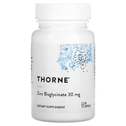 (ih0101)Thorne, Zinc  비스글리시네이트, 30mg, 캡슐 60정 Mms01112