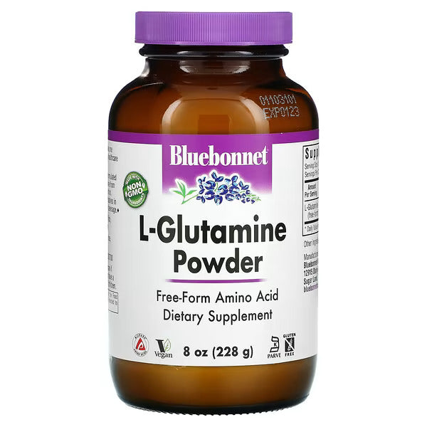 (st0004) Bluebonnet Nutrition L-Glutamine Powder 8 oz (228 g) Mms00225