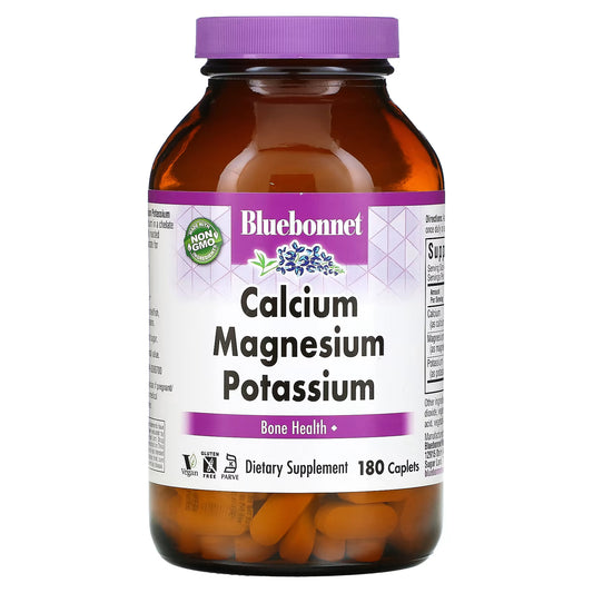 (st0002) Bluebonnet Nutrition Calcium Magnesium Potassium 180 Caplets Mms00275