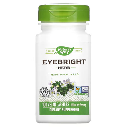 (st0006) Nature's Way, Eyebright Herb, 430 mg, 100 Vegan Capsules Mms00013