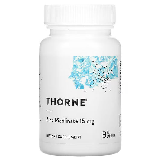 (st0030) Thorne Research Zinc Picolinate 15 mg 60 Capsules Mms00075